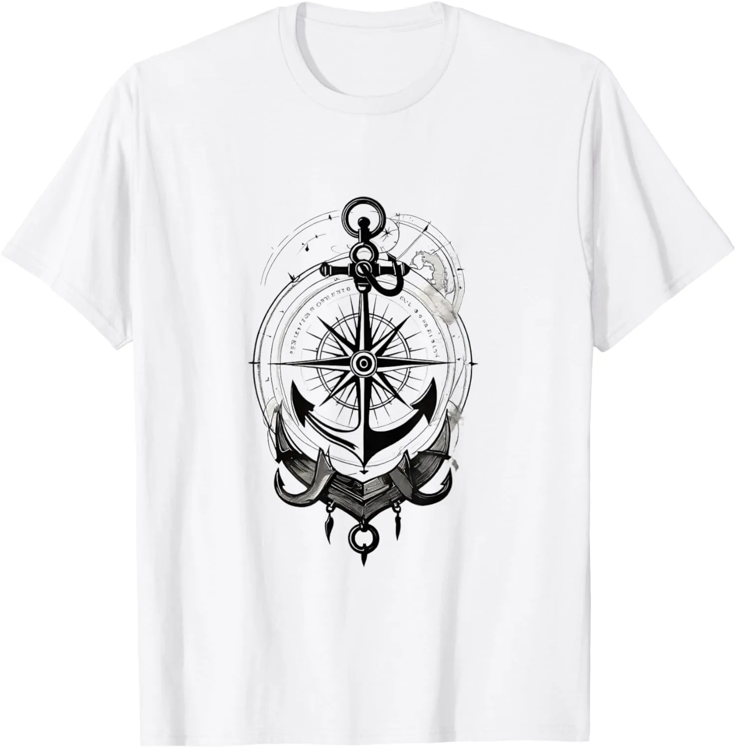 Anchor compass Graphic Minimalist T-Shirt