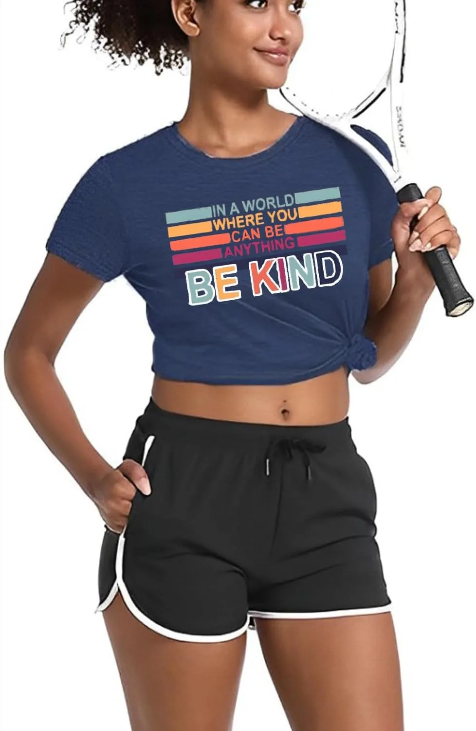 Bee Kind Shirt Womens Graphic Tshirts Funny Inspirational Teacher Shirt Novelty Casual Short Sleeve Tee Top