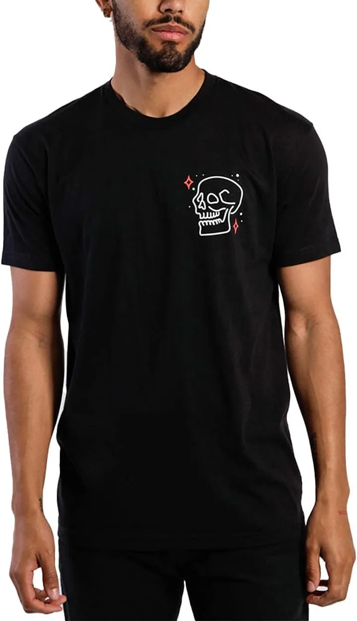INTO THE AM Men's Graphic Tees S - 4XL Cool Lightweight Fitted Printed Design T-Shirts Nature