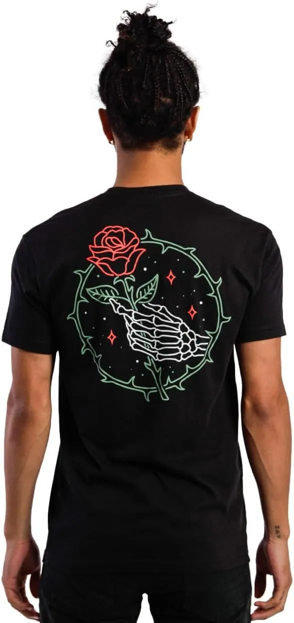 INTO THE AM Men's Graphic Tees S - 4XL Cool Lightweight Fitted Printed Design T-Shirts Nature