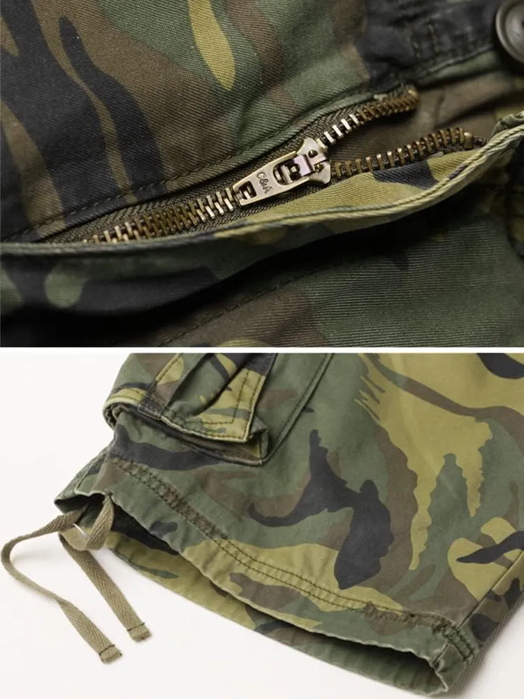 Mens Cargo Shorts Relaxed Fit Camo Casual Shorts Multi-Pocket Work Shorts with Pockets 11" Inseam