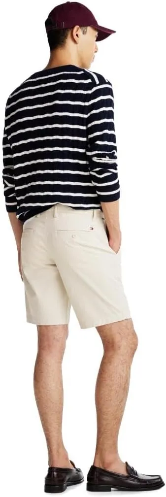 Tommy Hilfiger Men's Casual Cotton Shorts 9 Inch with Stretch, Also Available in Big and Tall