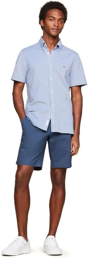 Tommy Hilfiger Men's Casual Cotton Shorts 9 Inch with Stretch, Also Available in Big and Tall