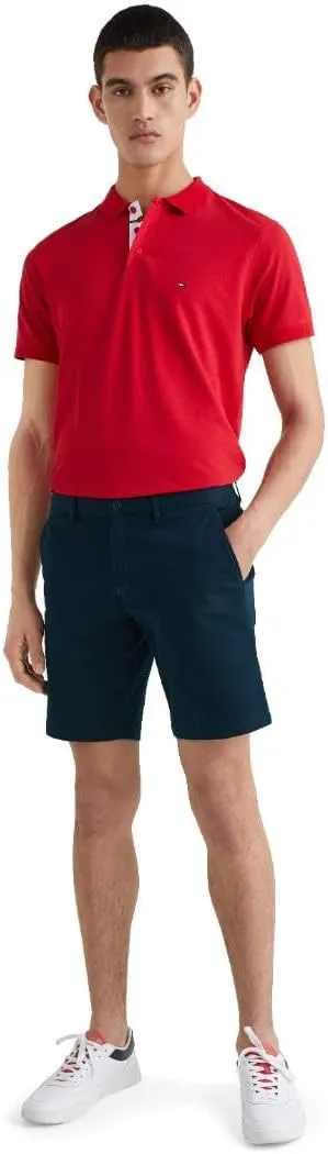 Tommy Hilfiger Men's Casual Cotton Shorts 9 Inch with Stretch, Also Available in Big and Tall