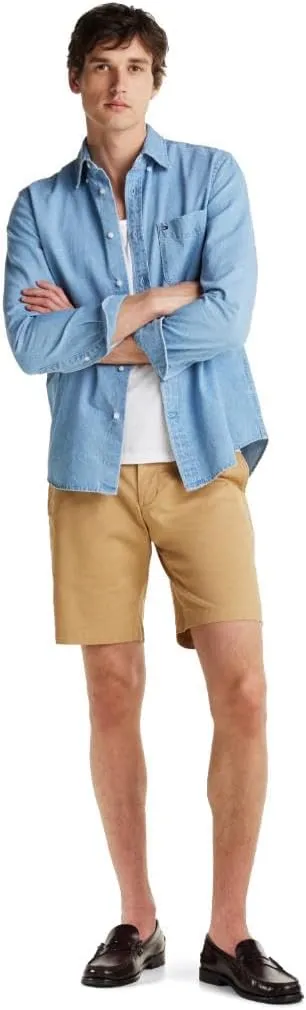 Tommy Hilfiger Men's Casual Cotton Shorts 9 Inch with Stretch, Also Available in Big and Tall
