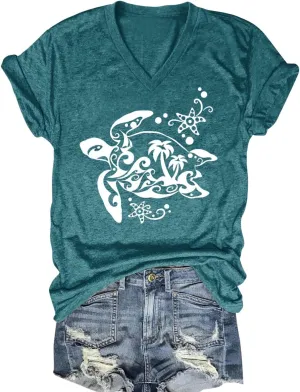Women V Neck Sunflower Graphic Shirt Cute Dandelion Teen Girls Tee Tops Short Sleeve Cowgirls Casual T Shirts