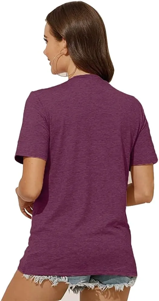 Womens Graphic T-Shirt Not All Who Wander are Lost Funny Tees for Women Summer Casual Tops Athletic Shirts