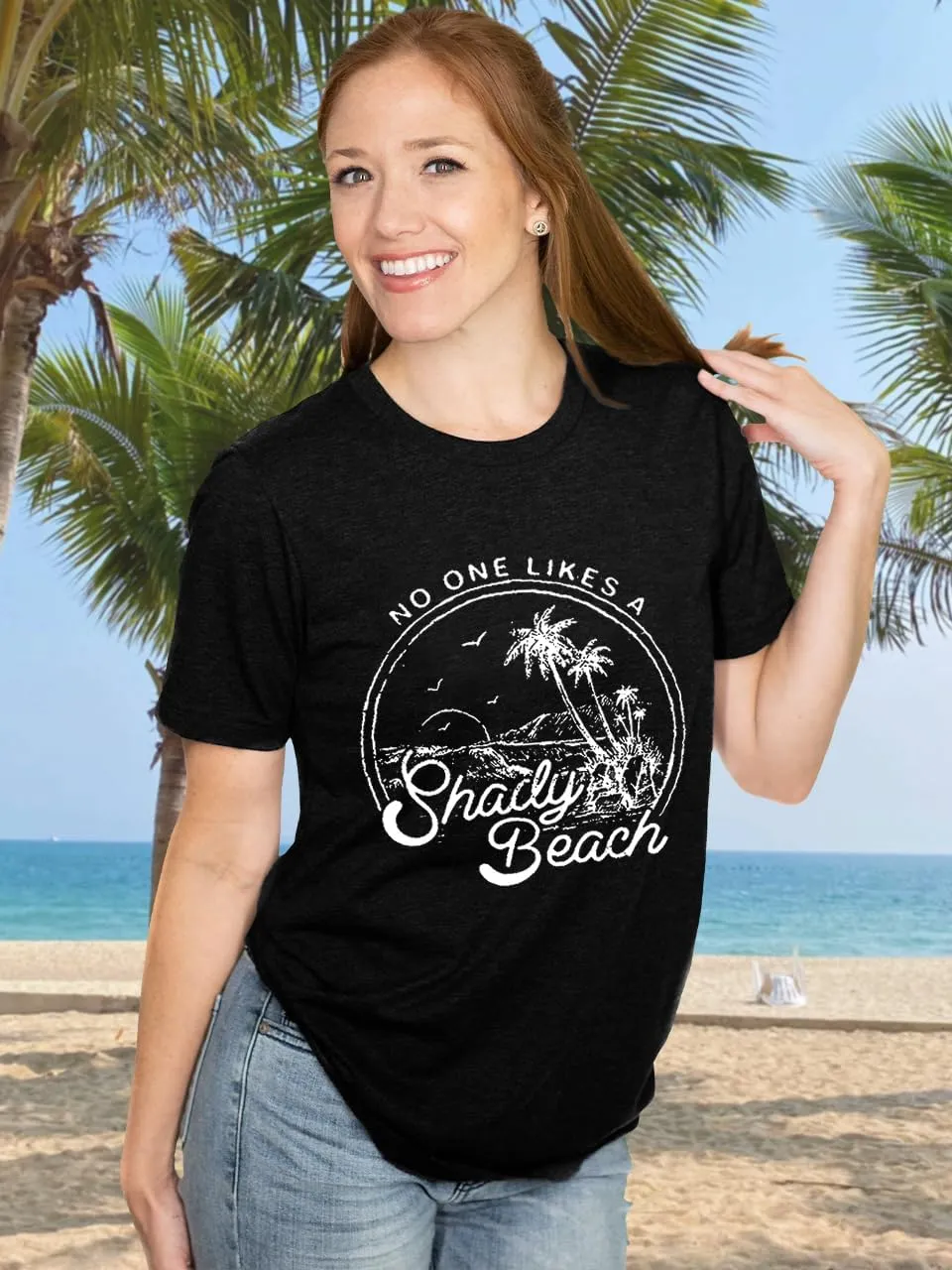 Womens Graphic Tee Shirts Casual Summer Beach Shirt Cute Wildflowers Dandelion Flower Tshirt