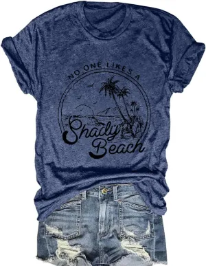 Womens Graphic Tee Shirts Casual Summer Beach Shirt Cute Wildflowers Dandelion Flower Tshirt