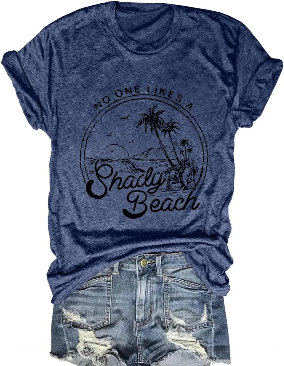 Womens Graphic Tee Shirts Casual Summer Beach Shirt Cute Wildflowers Dandelion Flower Tshirt