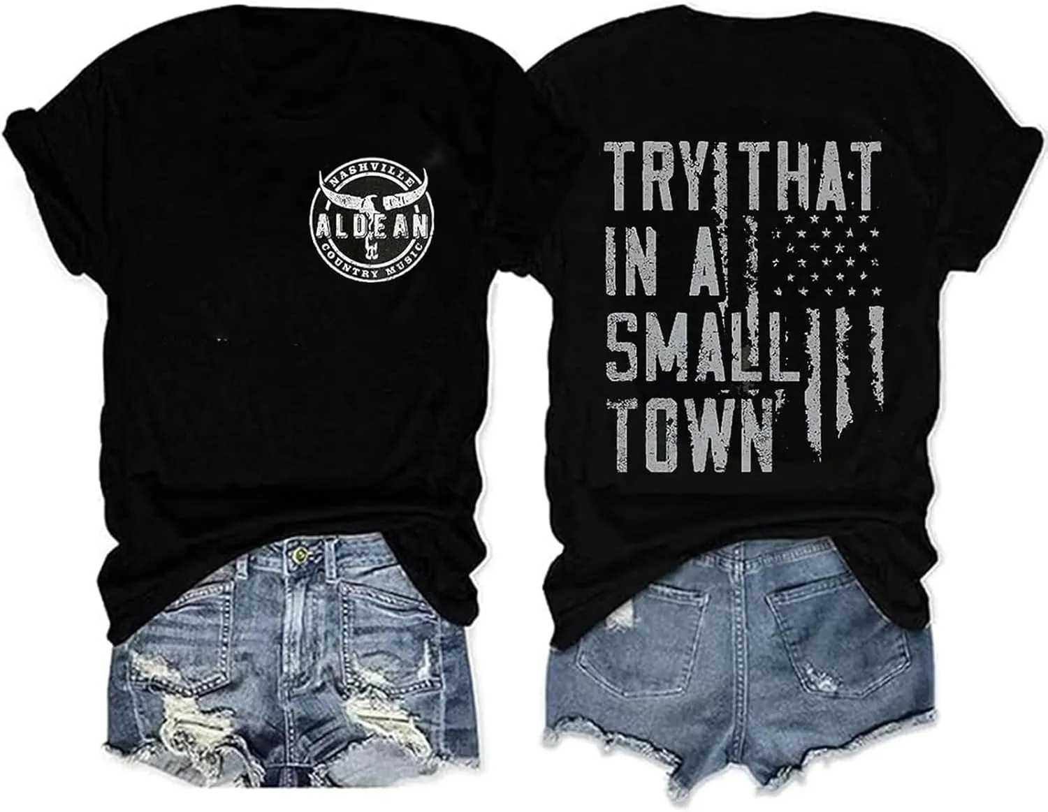 Womens Oversized Graphic Country Concert Tees Vintage Cowgirl Western Shirts Rock Band T Shirts Cotton Loose Fit