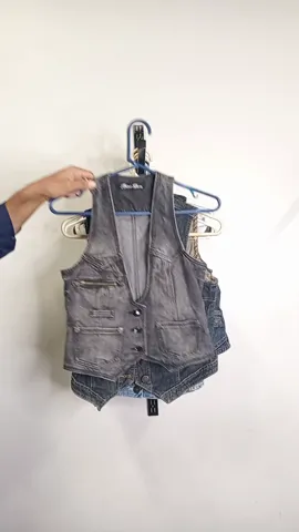 Y2K CYBER GIRL ERA DENIM  WAISTCOATS - 08 PCS
