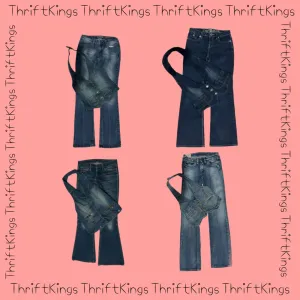 Y2K denim matching cord set